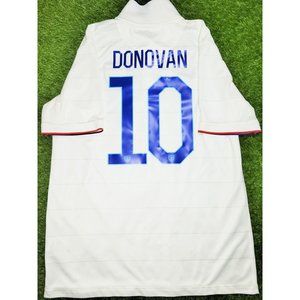 Donovan United States USA Nike  2014 LAST GAME Home Soccer Jersey Shirt L